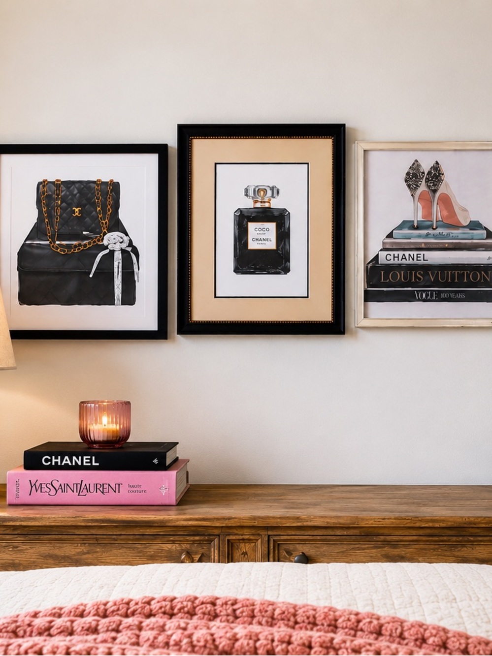Luxury Wall Art Designer Inspired Glam Design